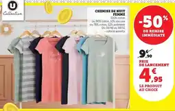 Hyper U Chemise de nuit femme offre