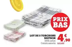 Hyper U Torchons offre