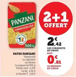 Super U Panzani - pates offre