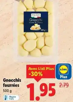 Lidl Italiamo - gnocchis fourrées offre