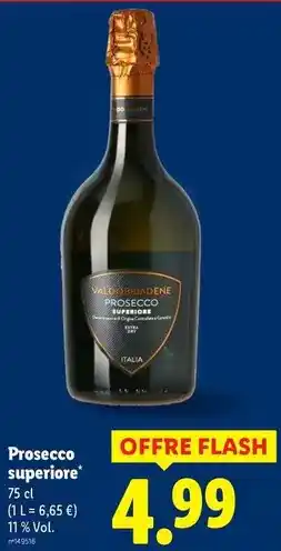 Lidl Valdobbiadene - prosecco superiore offre