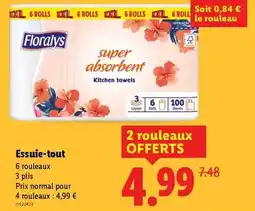 Lidl Floralys - essuie-tout offre