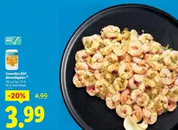 Lidl Crevettes asc desentigiene offre