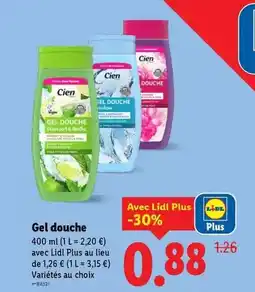 Lidl Cien - gel douche offre