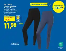 Lidl CRIVIT Legging technique Premium femme offre