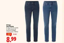 Lidl Livergy Jean homme offre