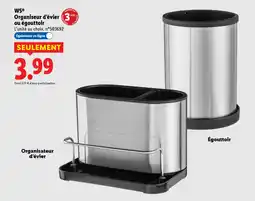Lidl W5 Organiseur d'évier ou égouttoir offre