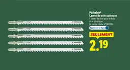 Lidl PARKSIDE Lames de scie sauteuse offre