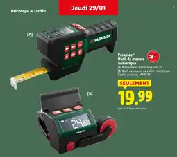 Lidl PARKSIDE Outil de mesure numérique offre