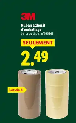 Lidl 3M Ruban adhésif d'emballage offre