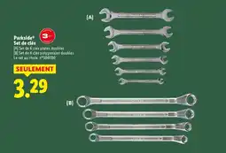 Lidl PARKSIDE Set de clés offre