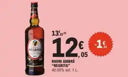 E.Leclerc Express Rhum ambré negrita offre
