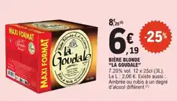 E.Leclerc Express Bière blonde la goudale offre