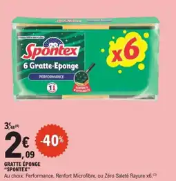 E.Leclerc Express Gratte éponge spontex offre