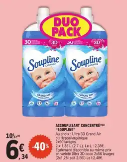 E.Leclerc Express Assouplisant concentré soupline offre