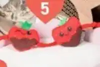 Tom&Co Corde avec cœurs fraise offre