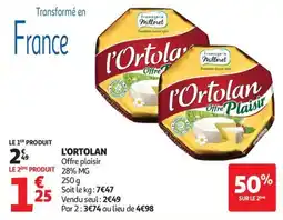 Auchan Supermarché L'ortolan offre