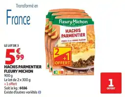 Auchan Supermarché Hachis parmentier fleury michon offre