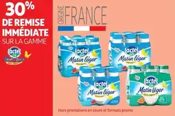 Auchan Supermarché Lactel matin léger offre
