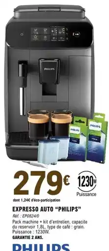 E.Leclerc Philips - expresso auto philips offre