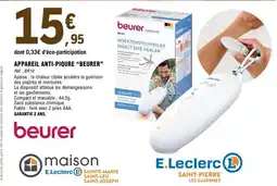 E.Leclerc Beurer - appareil anti-pique beurer offre