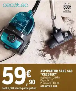 E.Leclerc Conga - aspirateur sans sac offre