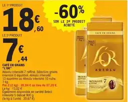 E.Leclerc L'or - café en grains offre