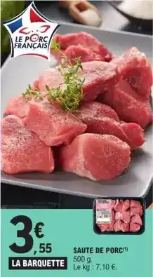 E.Leclerc Saute de porc offre