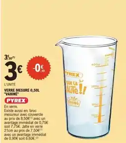 E.Leclerc Pyrex - verre mesure 0,50l ahânie offre