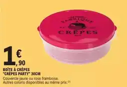 E.Leclerc Boîte à crêpes offre