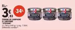 E.Leclerc Stéphan - terrine de campagne a l'ancienne offre