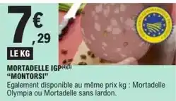 E.Leclerc Montorsi - mortadelle igp offre