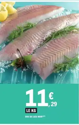 E.Leclerc Dos de led noir offre