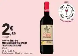 E.Leclerc Aop côtes du marmandais vin rouge offre