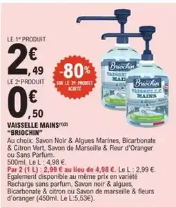 E.Leclerc Vaisselle mains offre