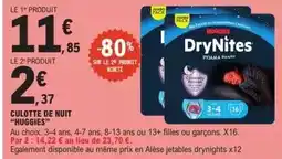 E.Leclerc Huggies - culotte de nuit offre