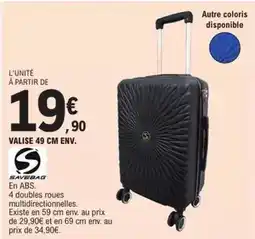 E.Leclerc Savebag - valise 49 cm env offre