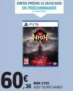 E.Leclerc Sony - nioh 3 ps5 offre