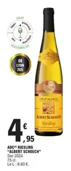 E.Leclerc Aoc - aoc riesling offre
