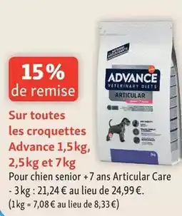 Maxi Zoo Advance - sur toutes les croquettes 1,5kg, 2,5kg et 7kg offre