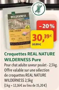 Maxi Zoo Real nature wilderness - croquettes pure offre
