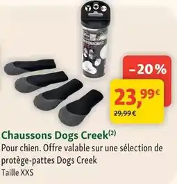 Maxi Zoo Dog's creek - chaussons offre
