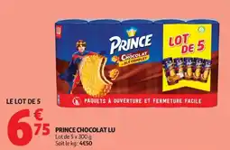 Auchan Supermarché Prince chocolat lu offre