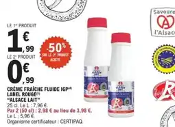 E.Leclerc Express Label rouge - crème fraîche fluide igp offre