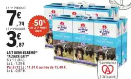 E.Leclerc Express Alsace lait - lait demi-écrémé offre