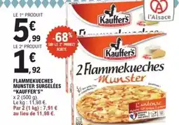 E.Leclerc Express Kauffer's - flammekueches monster surgelées offre