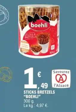 E.Leclerc Express Boehli - sticks bretzels offre