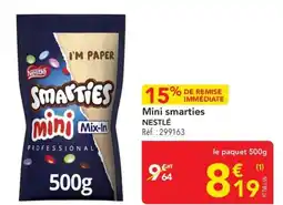 METRO Mini smarties nestlé offre