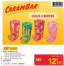 METRO Carambar offre