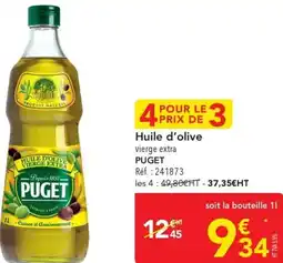 METRO Huile d'olive vierge extra puget offre